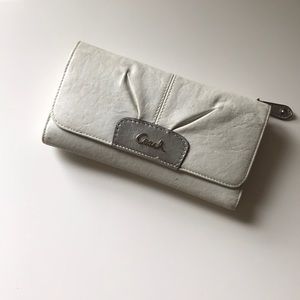 Coach white wallet